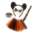 thumbnail image 3 of Conjunto de Disfraz Yuyangstore de Tigre Accesorio de Cosplay Diadema con Orejas Aro para Carnaval Halloween, 3 of 8
