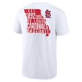 thumbnail image 3 of Men's White St. Louis Cardinals Team Hot Shot T-Shirt, 3 of 3