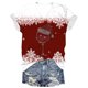 thumbnail image 1 of Blusas de Manga Corta para las Mujeres Causal Cuello en V Camiseta Sólida, Blusas de Verano de las Mujeres para el Hogar Y Diario, 1 of 3