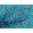 thumbnail image 4 of oneOone Cotton Cambric Aqua Blue Fabric Batik Fabric For Sewing Printed Craft Fabric By The Yard 56 Inch Wide, 4 of 4