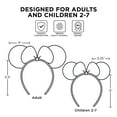 Disney Minnie Mouse Ears, Set of 2 Headbands for Mommy and Me, Matching