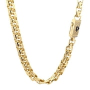 10K Gold High Polish Chino Chain 8Mm 20"