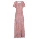 thumbnail image 3 of Vestido de Verano para las Mujeres Gradiente Impreso Cuello en V Manga Corta de la Longitud Del Tobillo Vestido, Vestido Corto de Verano, 3 of 5
