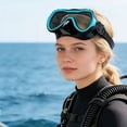 thumbnail image 5 of GKV Men & Women's Snorkel Diving Mask – Panoramic View, Anti-Fog & Anti-Leak Swim Goggles, 5 of 6