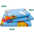 thumbnail image 4 of NIKKIPETER Kids 100% Cotton Sheets, 3 Piece Set, Twin - Sky, 4 of 7