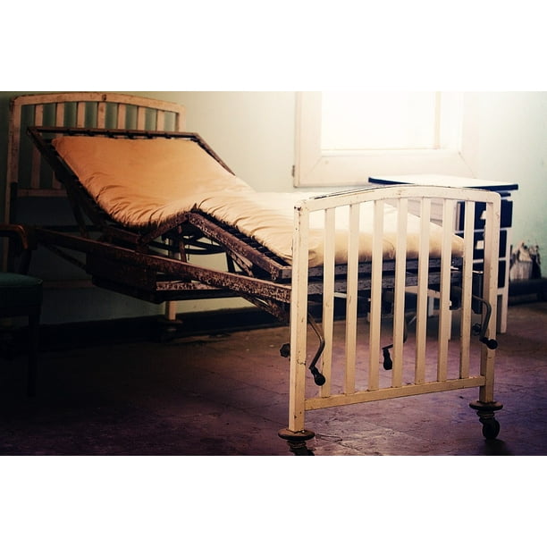 Abandoned Hospital Old Building Gurney Hospital Bed12 Inch By 18 Inch