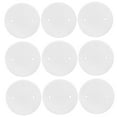 thumbnail image 4 of OUNONA 30pcs Circle Blank Plate Simple Design White PP for Ceiling Box Concealment, 4 of 8