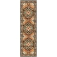 thumbnail image 2 of Washable Runner Rug, 3x10 Non-Slip Boho Vintage Hallway Rug with Rubber Backing, Low Pile Faux Wool Distressed Carpet Runner for Bedroom, Kitchen, Laundry, Entrance, 2 of 7