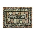 thumbnail image 2 of BGZLEU Retro Door Mat, 40 x 60 Inch Beige Welcome Doormat Decorative Home Floor Mat, Non Slip Rubber Back and Strong Water Absorption for Outdoor Indoor Entrance Decor, 2 of 6