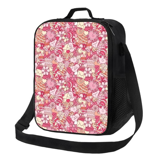 Fotbe Sweet Lonchera Bolsa de Almuerzo para Hombres y Mujeres, Lonchera de Gran Capacidad, Bolsa de Almuerzo Reutilizable, Bolsa Térmica Aislante