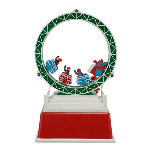 Animated Christmas Village Dive Coaster, 7 in, by Holiday Time
