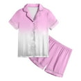 thumbnail image 2 of Girls Summer Clothes 2 Piece Tie Dye Clothes for Girls T-Shirt and Shorts Set with Side Pockets 4-10 Years Girls Summer Set 2-13 Years,12-13 Years, 2 of 5