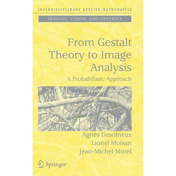 Interdisciplinary Applied Mathematics From Gestalt Theory to Image Analysis: A Probabilistic Approach, Book 34, (Hardcover)
