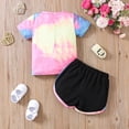 thumbnail image 6 of UAYOTSE 1T 2T 3T 4T 5T 6T Toddler Baby Girl Summer Clothes Set Short Sleeve T-shirt Tops Pants Little Kids School Wear Outfits 2Pcs,Sizes 4-5 Years, 6 of 6