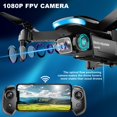 thumbnail image 3 of Oddire Drone Con Cámara - Drones Para Adultos Con 2 Baterías Estuche De Transporte Hélices 1080P Hd Drone Plegable Con Trayectoria De Vuelo Estable Control De Gravedad De Vuelo Una Tecla Despegue/Ater, 3 of 5