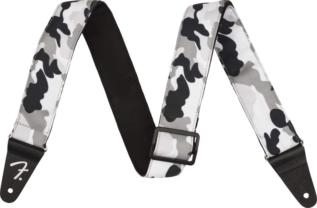 Fender 2" Winter White Camo Guitar Strap #0990638024