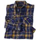 thumbnail image 1 of Atlas For Men - Camisa Cuadro de Franela para Hombre (Marino, Ocre), 1 of 3