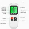 thumbnail image 3 of 5 In 1 Wall Stud Finder Wall Scanner LCD Electronic Detector Metal Live Wires Detection, 3 of 6