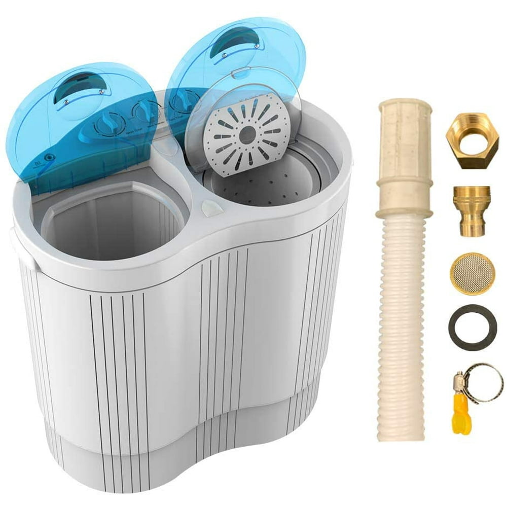 Kapas Semi Automatic Mini Twin Tub Washing Machine w/Washer & Spinner