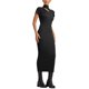 thumbnail image 2 of Txlixc Vestido de punto largo, cuello alto de manga corta Txlixc  moda, 2 of 5
