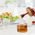 thumbnail image 4 of Asivwid Glass Leakproof 17 oz Honey Jar with Wooden Dipper and Lid, 4 of 7