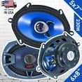 thumbnail image 1 of 2x Gravity 5786H 6"x8" /5"x7" 2-WAY CAR AUDIO SPEAKERS 460W MAX - 1 Pair Bundle, 1 of 1