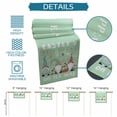thumbnail image 6 of Green Gnomes Easter Table Runner - 90 Inch Long Eggs Botanical Carrot Pastoral Cotton and Linen Blended Dress Scarves Farmhouse Table Runner for Kitchen Dining, Coffee Table, 13" x 90", 6 of 8