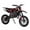 Red, variant on Tereitr Kid Dirt Bike, 49CC 2-Stroke Gas Powered Motorcycle with Off-Rode Tire, Front Rear Disc Brakes, Shock Absorption Pocket Motorbike, Up to 25 Mph, Max Load 330 LBS, Red