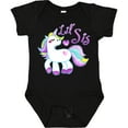 thumbnail image 3 of Inktastic Lil Sis Unicorn Little Sister Girls Baby Bodysuit, 3 of 5