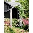 thumbnail image 4 of Vita 39 in L x 23 in W x 81 in H Athens Vinyl Arbor, White, VA68111, 4 of 7