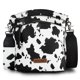 thumbnail image 1 of Bolsa bandolera Montana West de cuero vegano con estampado de vaca para mujer, 1 of 6