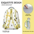 thumbnail image 5 of Cute Small Backpack with Honey and Hive Pattern, Lightweight Gift Bag with Fun Cartoon Bee Design, 5 of 6