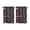 Kitchen Food Colorful-50, variant on Vintage Kitchen Food Cooking Chef Tier Cafe Curtains for Bathroom Living RV Rod Pocket Window Drapes 36 Inch 2 Panels Set 28"x36" 2 Panels Window Treatment Tiers