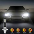 thumbnail image 3 of 2x H1 6000k Super White 6000lm Drl Led Headlight Bulb Kit High-beam New, 3 of 4