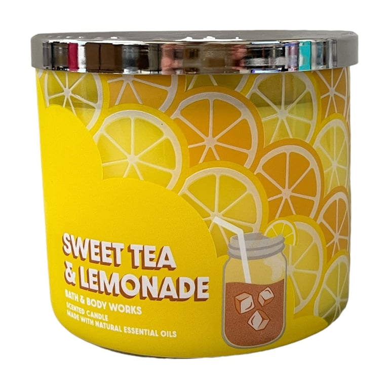 Bath & Body Works Sweet Tea & Lemonade Scented 3-Wick Candle 14.5