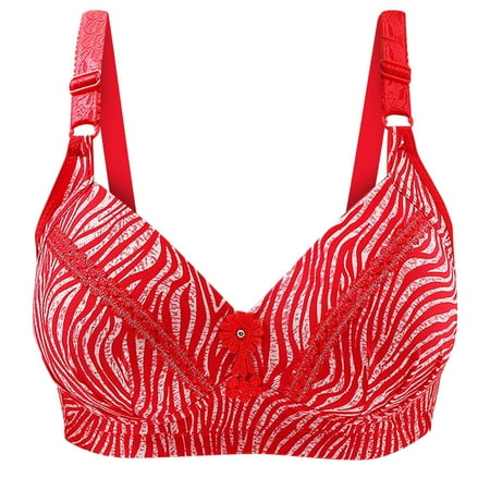 

COBKK Womens Bras Trendy Everyday Bras Woman s Fashion Plus Size Wire Free Comfortable Push Up Hollow Out Bra Underwear Womens Underwear Fancy Red Fitting Comfy Dressy Casual Daily Bra Underwear