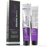 Keratin Complex Kerahold Color Therapy Keratin-Enhanced Permanent Crème Hair Color (4.52/4MV Medium Mahogany Violet Brown)