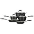 thumbnail image 3 of Tramontina Gourmet 8-Piece Heavy-Gauge Aluminum Porcelain Enamel Cookware Set, Black, Oven-Safe, 3 of 5