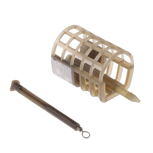 30g Cage Feeder Coarse Barbel Fishing Swim Feeder Cage with Sinker L