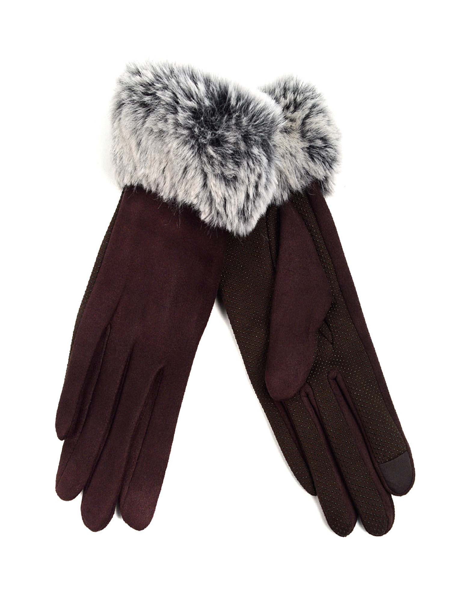 Women Girls Kids Unicorn Mitten Gloves Winter Warm Lining Cozy Knit Pluffy Fuzzy Faux Fur Mitten 