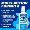 ACT Dry Mouth Anticavity Fluoride Mouthwash with Xylitol, Soothing Mint