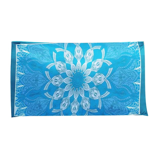 Yhmxh Toalla de playa de microfibra Toalla de baño súper colorida Manta de playa a prueba de arena Toalla multiusos para viajes Piscina 28x55 pulgadas Lavable a máquina