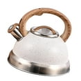 thumbnail image 2 of Hervidor de agua de acero inoxidable con silbato fuerte, apto para diversas estufas, hervidor de café antioxidante, tetera para barbacoa y camping., 2 of 8