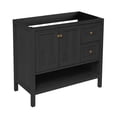thumbnail image 6 of Swiss Madison SM-BV0602AO-C Chateau 36" Single Free Standing Vanity Cabinet Only - Black, 6 of 7