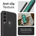 thumbnail image 5 of TUDIA MergeGrip Orbic Myra 5G UW Phone Case Dual Layer Heavy Duty Cover - Matte Black, 5 of 7