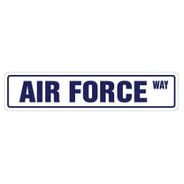 AIR FORCE Street Sign new military road cadet | Indoor/Outdoor | 36" Wide