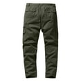 thumbnail image 3 of cllios Men's Slim Fit Cargo Pants Big and Tall Multi Pockets Work Pants Waterproof Hiking Trousers Ripstop Tactical Pants Lightweight Work Pants Daily Deals, 3 of 6