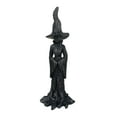 thumbnail image 4 of Estatua de bruja gótica coleccionable, figura de bruja aterradora de pie, adorno de escritorio para 132 cm x 132 cm x 35 cm, 4 of 9