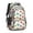 Butterfly and Multicolor, variant on Butterfly and Multicolor White Pattern Cute School Backpack Bag with Padded Back and Adjustable Shoulder Straps 16.9 X 12.6 X 5.9 Inches