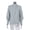 Grey Green, variant on Women Shirt Long Sleeve Stand-Up Collar Regular Fit Casual Shirt Buttons Half Placket Pure Color Office Lady Tops